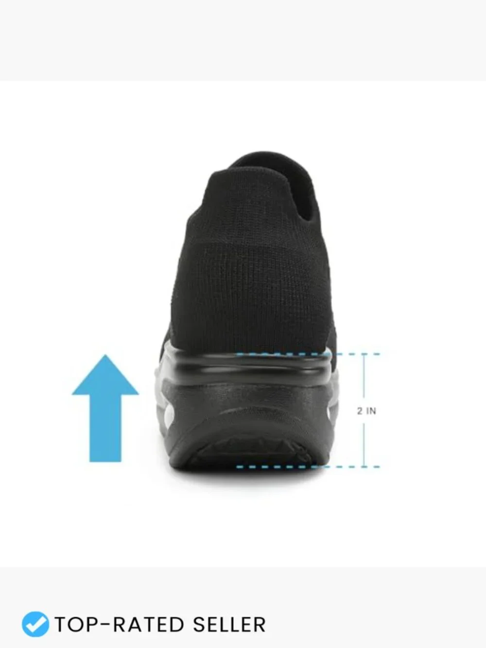 Slip On Walking Sneakers Comfortable Lightweight Work Nurse Shoes